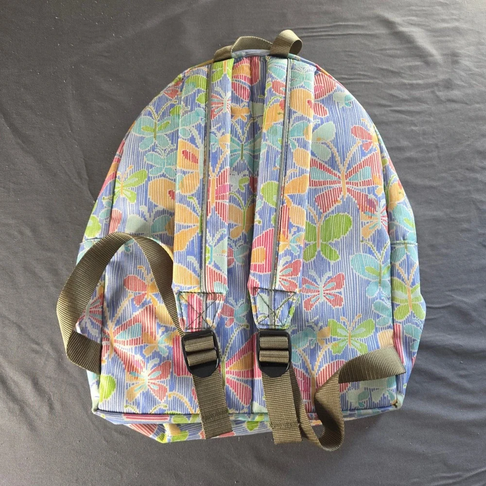 LL Bean Kids‎ Butterfly Backpack Colorful Sling Bag Travel Daypack